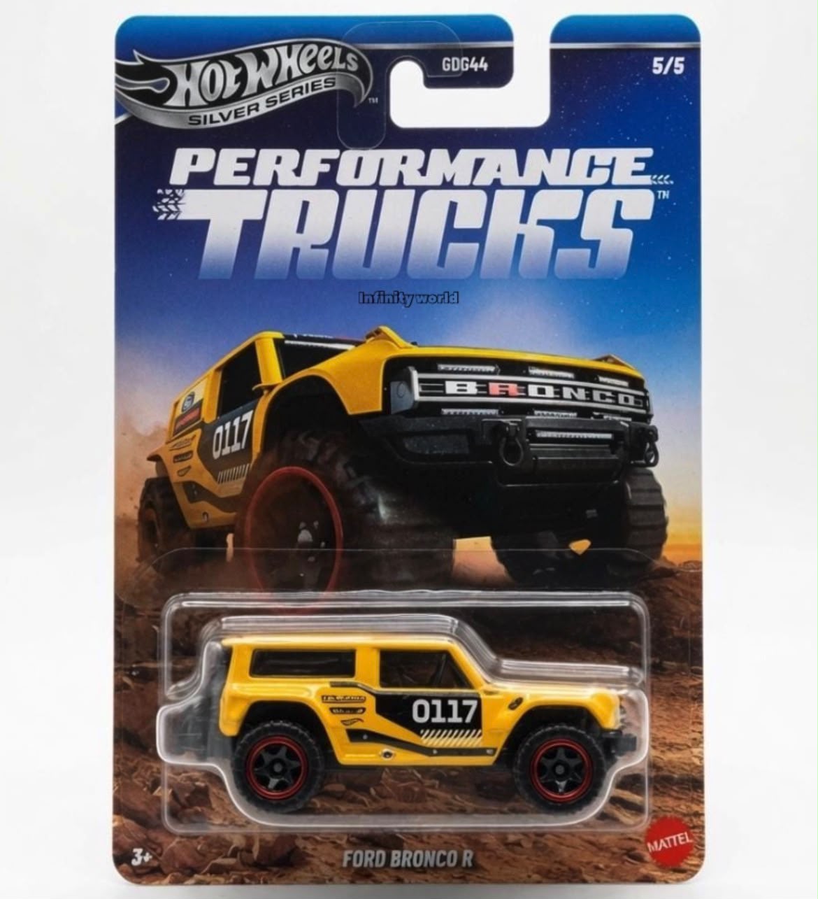 Hotwheels Silver Series Ford Bronco R
