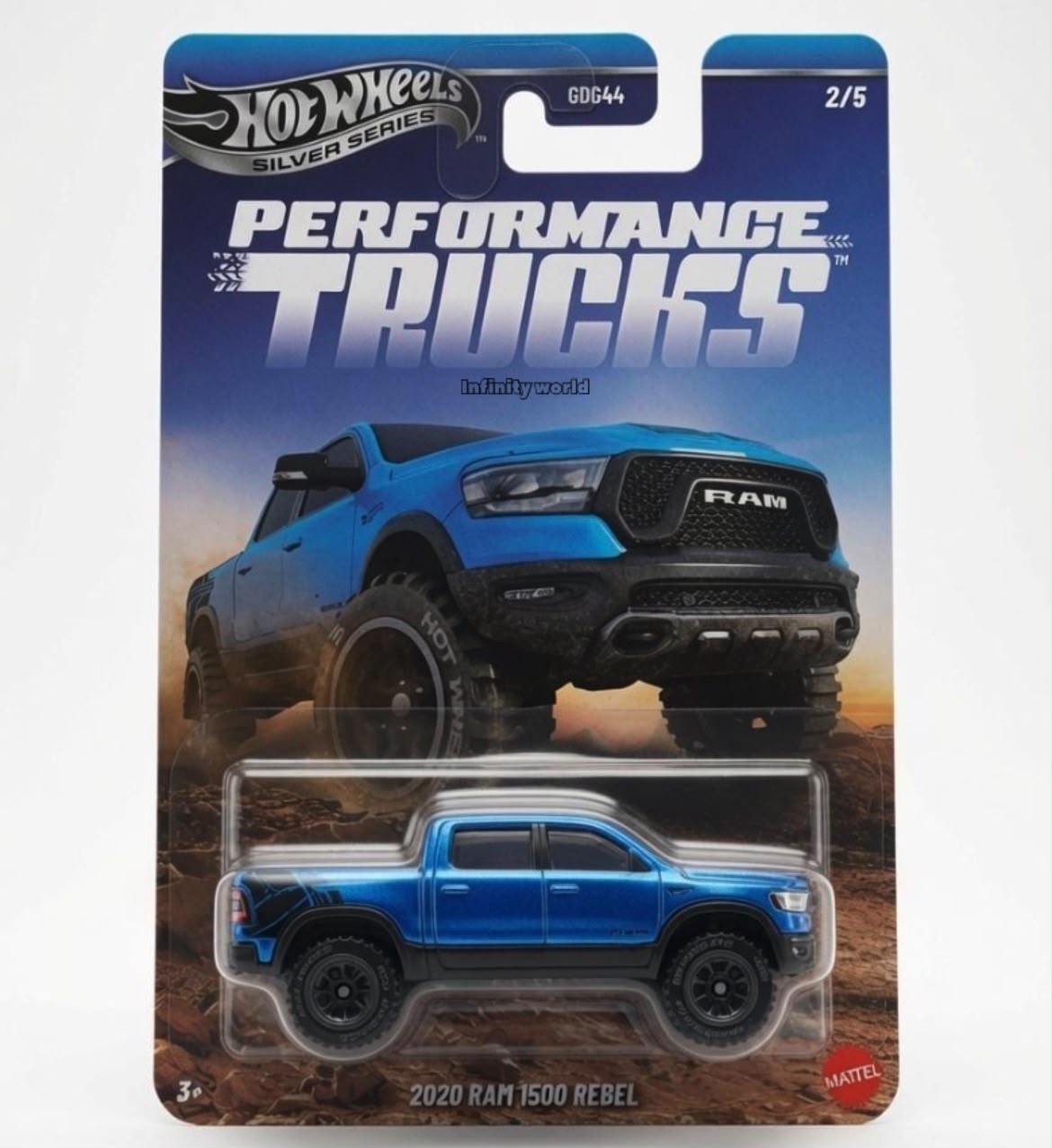 Hotwheels Silver Series 2020 Ram 1500 Rebel