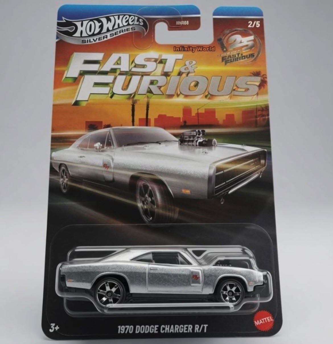 Hotwheels Silver Series Fast & Furious 1970 Dodge Charger R/T