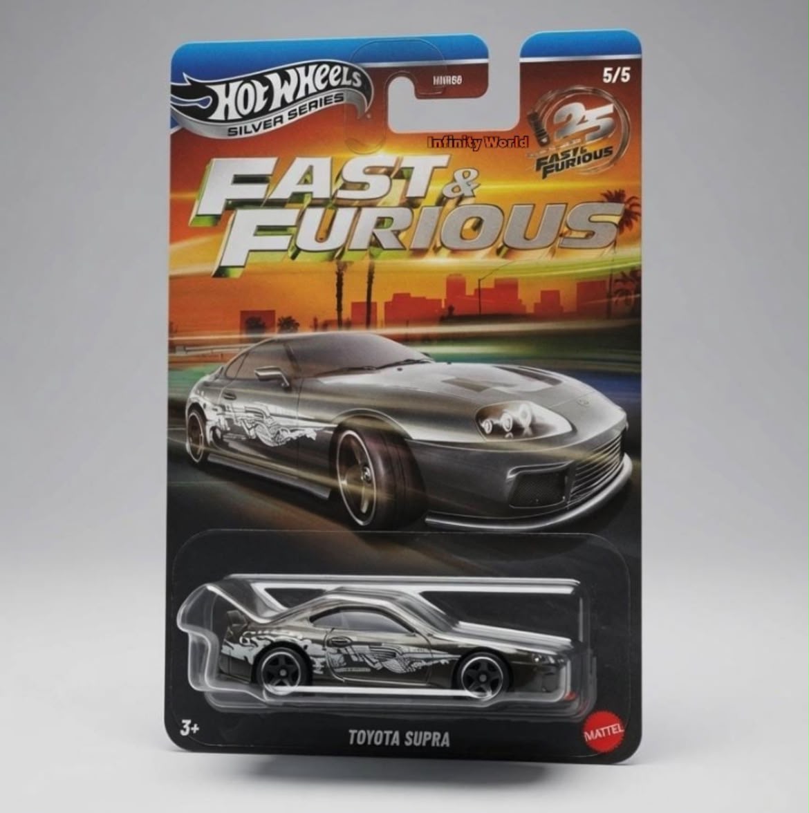 Hotwheels Silver Series Fast & Furious Toyota Supra