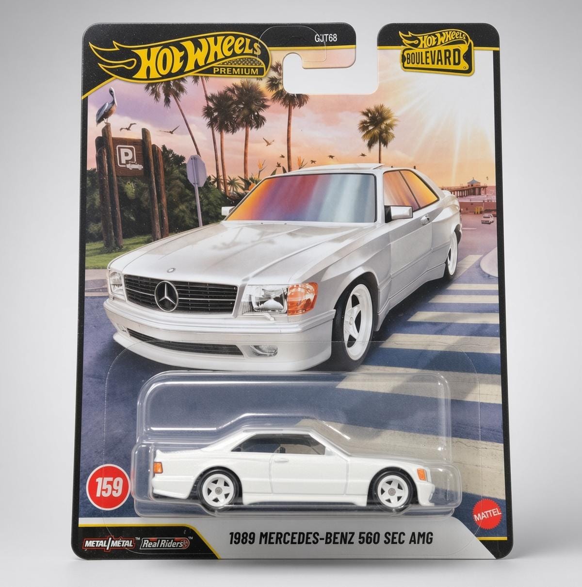 Hotwheels Premium 1989 Mercedes-Benz 560 SEC AMG – Classic Luxury Meets AMG Performance