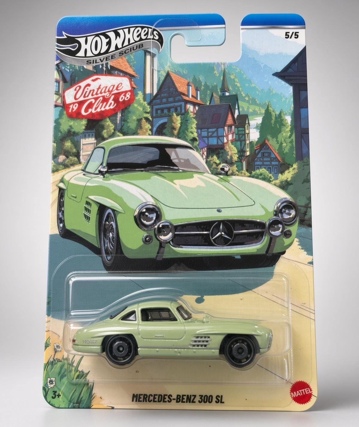 Hotwheels Silver Series Vintage Club Mercedes-Benz 300Sl