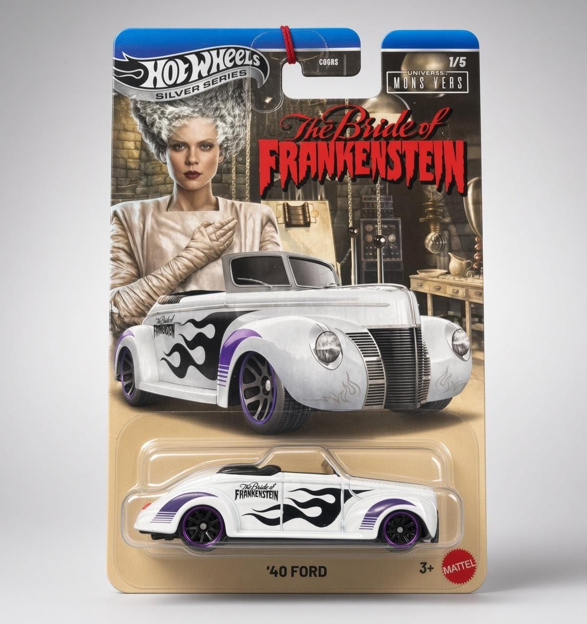 Hotwheels Silver Series The Bride Of Frankenstein ' 40 Ford