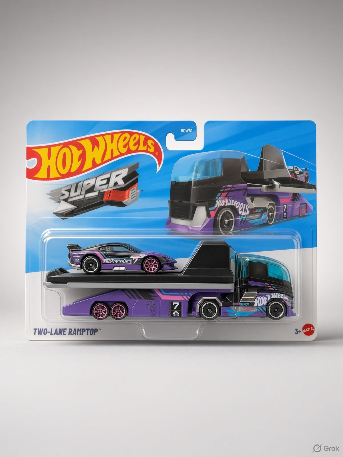 Hotwheels Super Rigs Two-Lane Ramptop