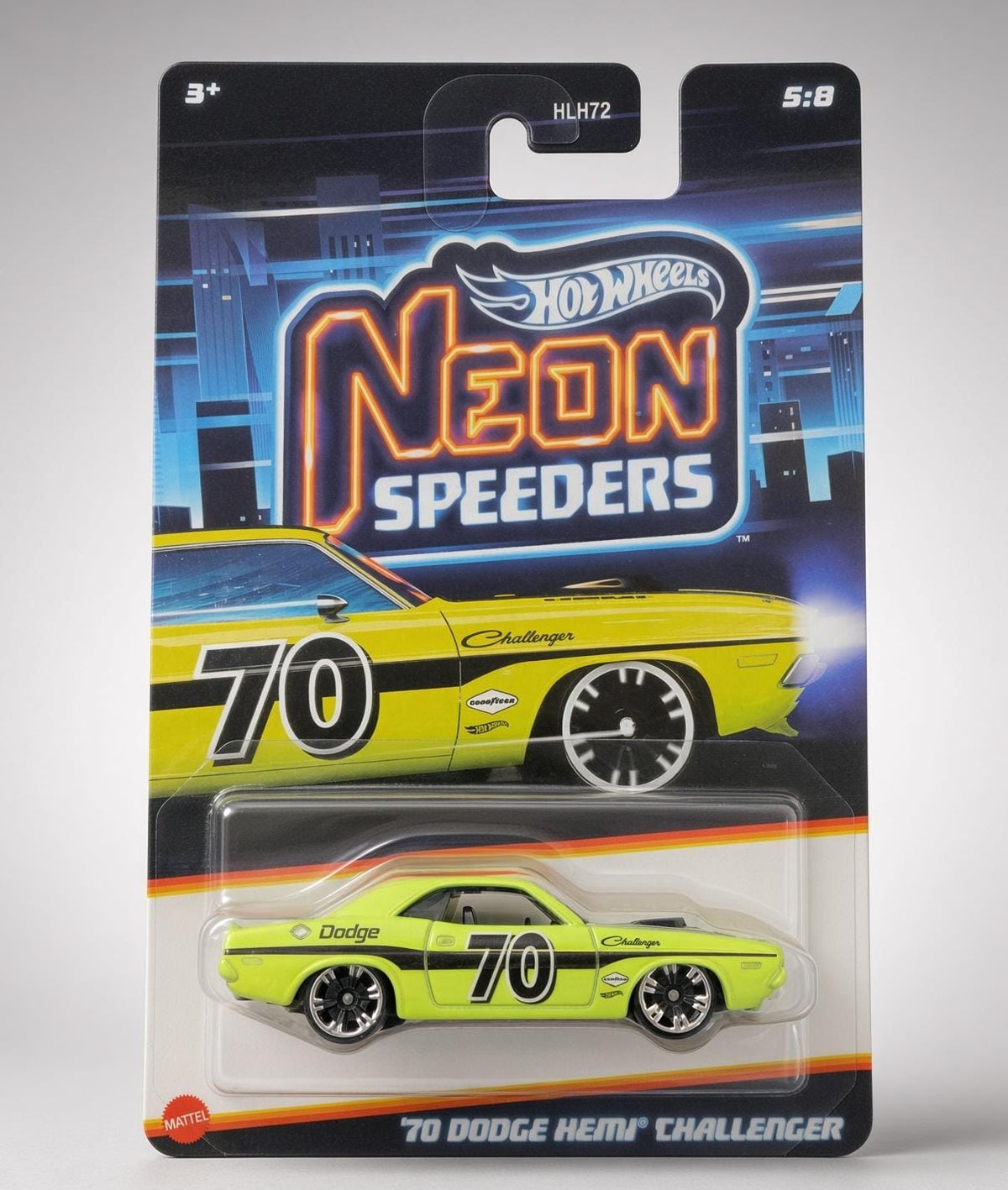 Hotwheels Neon Speeders ' 70 Dodge Hemi Challanger