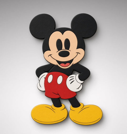 Mickey Mouse MDF Wooden Cutout DIY Craft Decoration