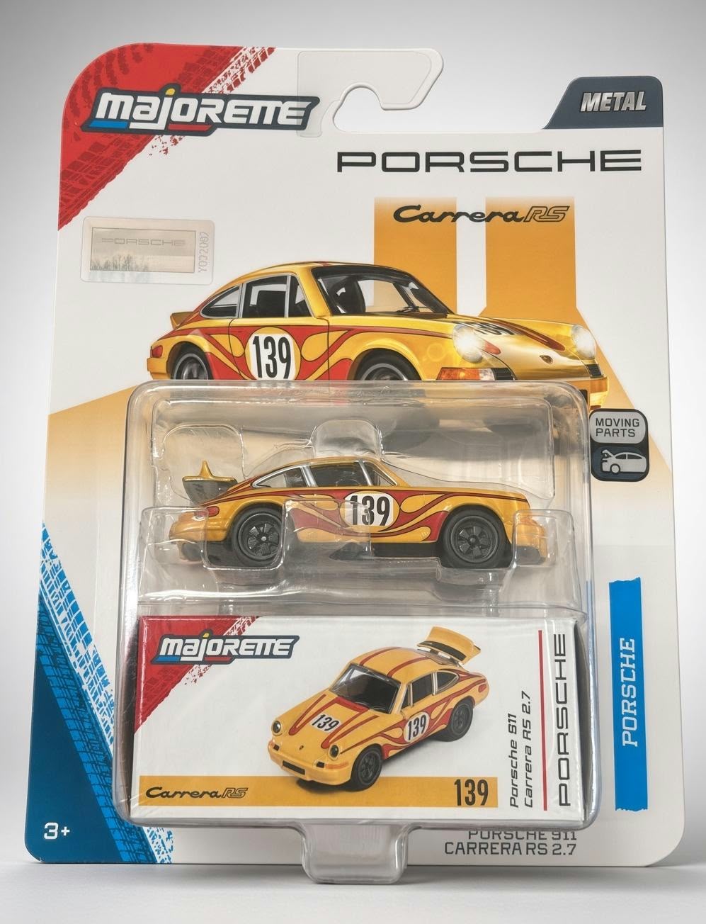 Majorette Porsche 911 Carrera Rs2.7