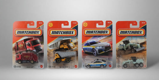 Matchbox Die-Cast Collection: Garbage Truck, Police Car & Construction Vehicles Review