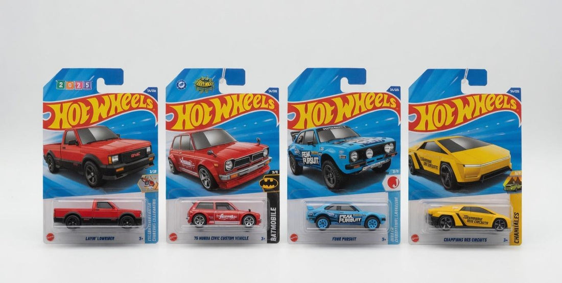HotWheels 2025: Street Trucks, JDM Icons & Rally Legends