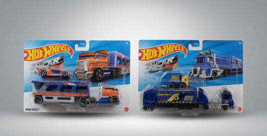 Hotwheels Super Rigs: Ultimate Heavy Transport Trucks with Performance Cars