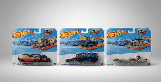 Hotwheels Track Fleet Trucks: Heavy-Duty Power Meets Premium Die-Cast Design