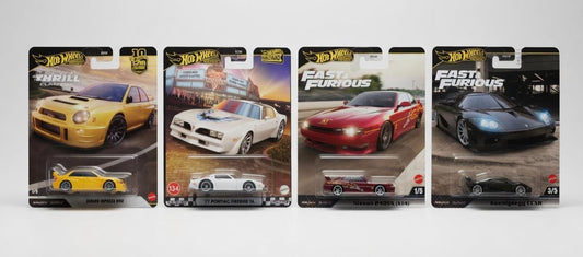 Iconic Movie & Racing hotwheels Collection