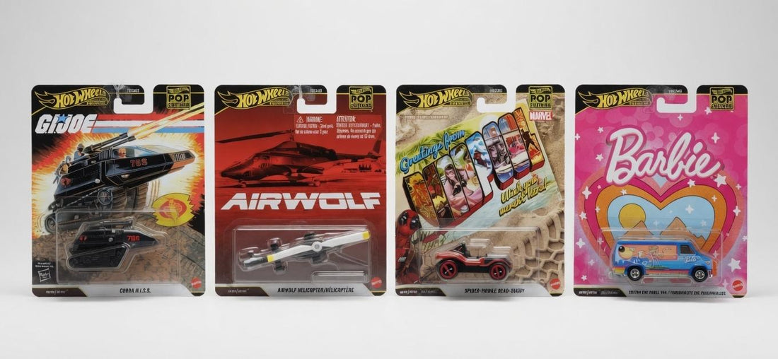 Hotwheels GI Joe, Airwolf & Barbie Special Set