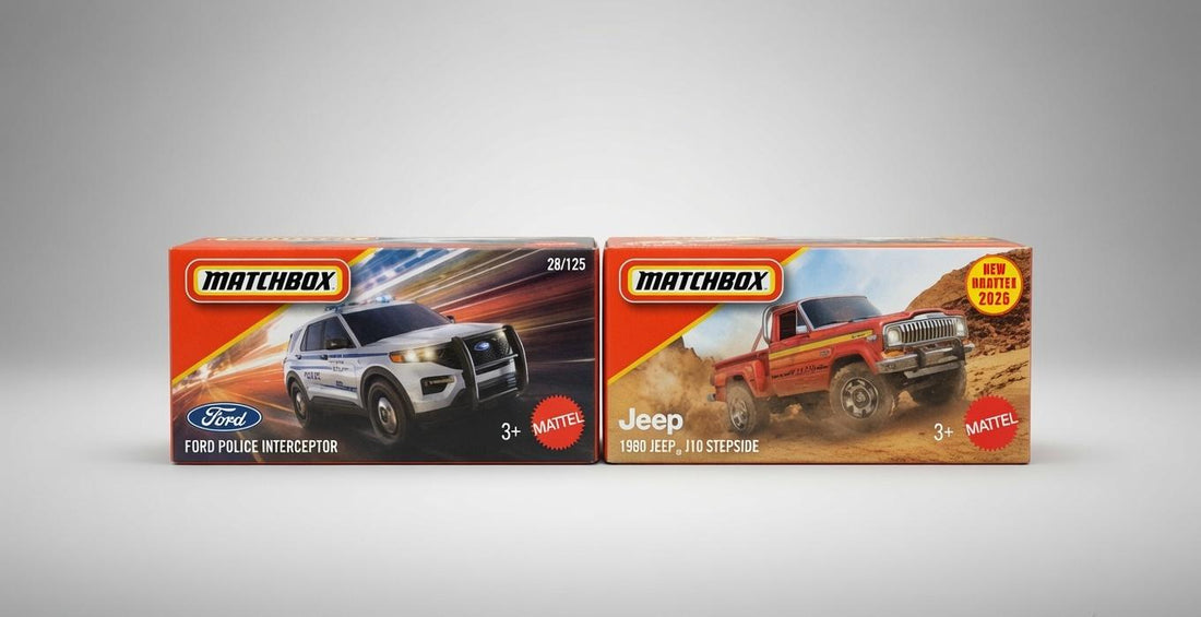 Exploring the Matchbox Ford Police Interceptor and 1980 Jeep J10 Stepside