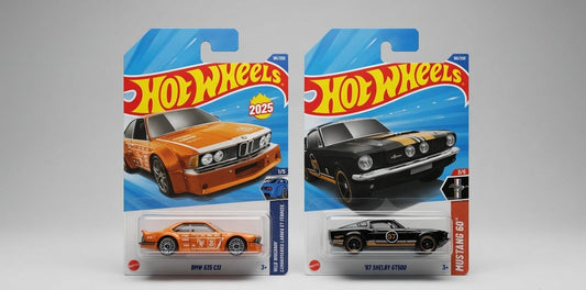HotWheels 2025 Must-Have Cars: BMW 635 CSi and ’67 Shelby GT500