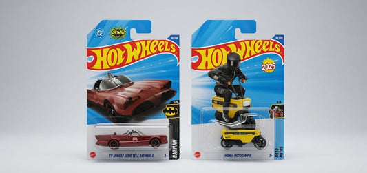 HotWheels 2025 Spotlight: TV Series Batmobile Meets Honda Motocompo