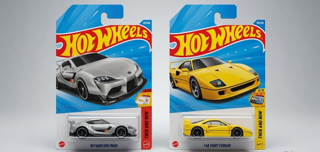 Hotwheels Supra and Ferrari F40 – Ultimate Then And Now Diecast Cars