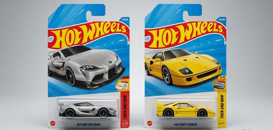 Hotwheels Supra and Ferrari F40 – Ultimate Then And Now Diecast Cars