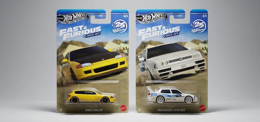 Hotwheels Fast & Furious Jetta Mk3 and Honda Civic EG – Complete Collector’s Guide