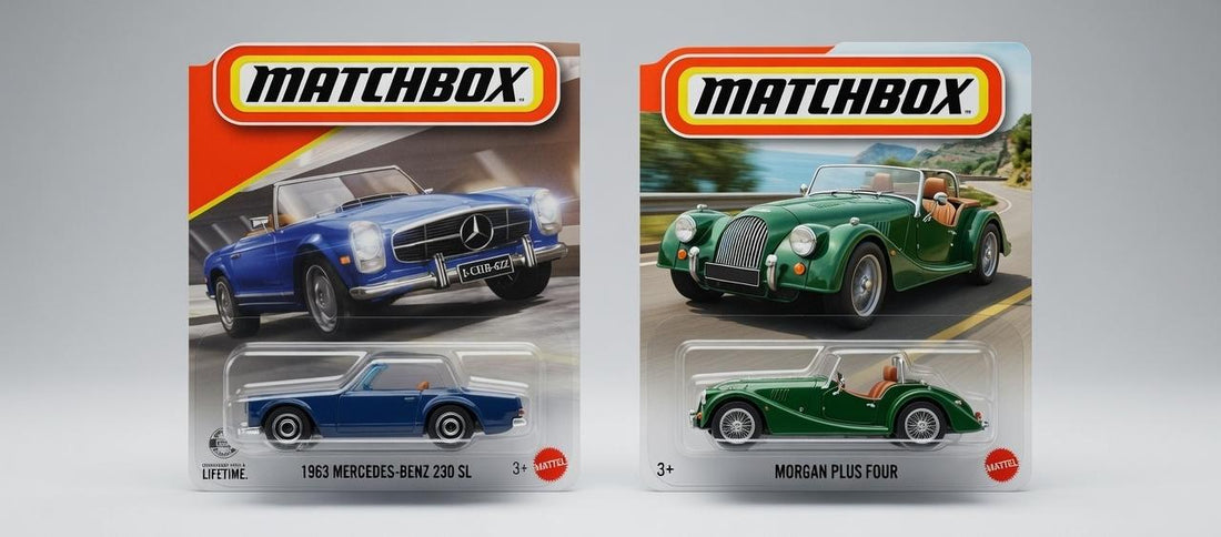 Matchbox Classic Cars Review: Mercedes-Benz 230 SL and Morgan Plus Four