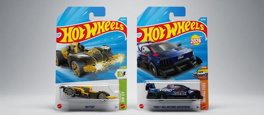 HotWheels 2026 New Releases: Wattzup and Ford Lightning Supertruck Breakdown