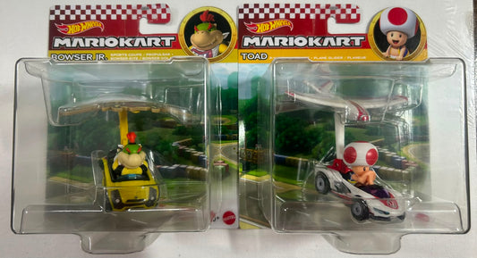 HotWheels MarioKart 2026: Bowser Jr Sports Coupe & Toad P-Wing Showcase