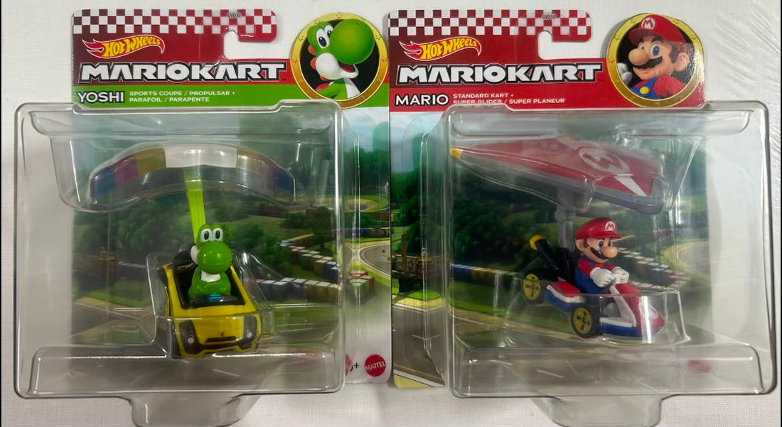 HotWheels MarioKart Yoshi Sports Coupe & Mario Standard Kart Complete Collector’s Guide