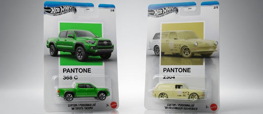 HotWheels Pantone Cars Explained: Premium Silver Series Tacoma 574 & Squareback 2304