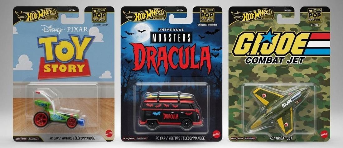 HotWheels Collectibles Spotlight: RC Car, Dracula Van & Combat Jet Full Details