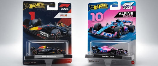 HotWheels Premium F1 Cars 2025: Red Bull Racing & Alpine F1 Team Review