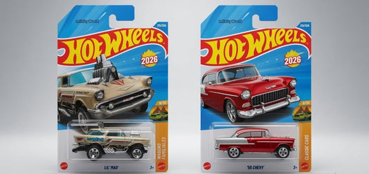 HotWheels 2026 Cars Review – Lil’ Mad & ’55 Chevy Detailed Breakdown
