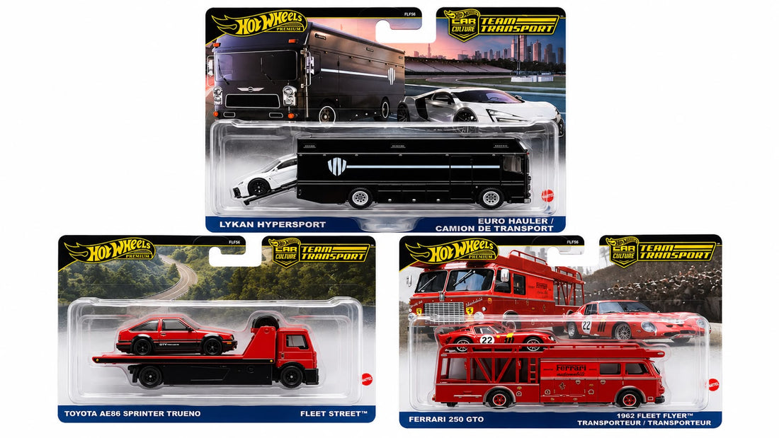 Top hotwheels Team Transport Models: AE86 Trueno, Ferrari 250 GTO & Lykan Hypersport Guide