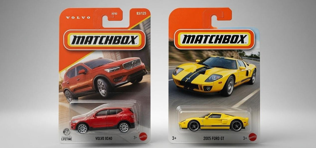 Matchbox Miniatures: Volvo XC40 SUV Meets the Iconic 2005 Ford GT