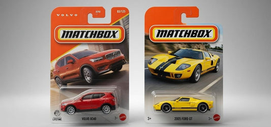 Matchbox Miniatures: Volvo XC40 SUV Meets the Iconic 2005 Ford GT