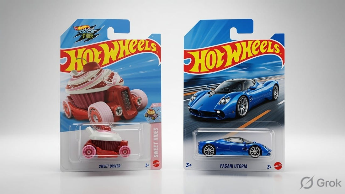 Hotwheels Diecast Highlights: Sweet Driver vs Pagani Utopia Comparison