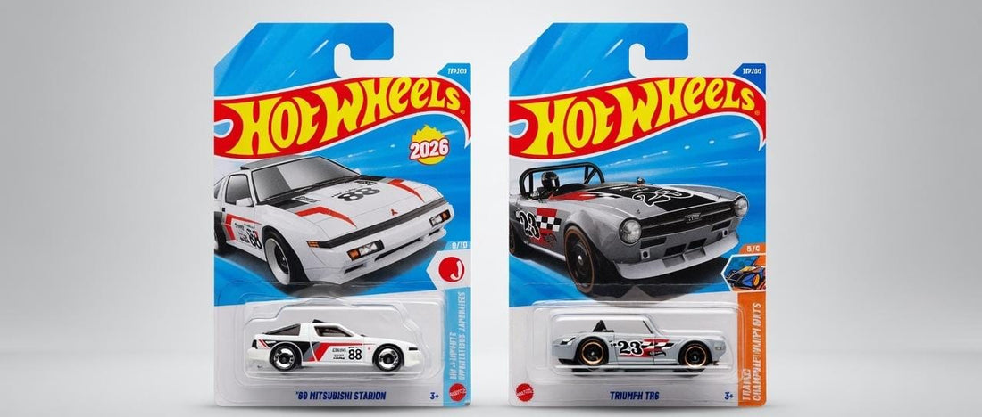 Hotwheels 2026 Collection: Mitsubishi Starion & Triumph TR6 Showcase