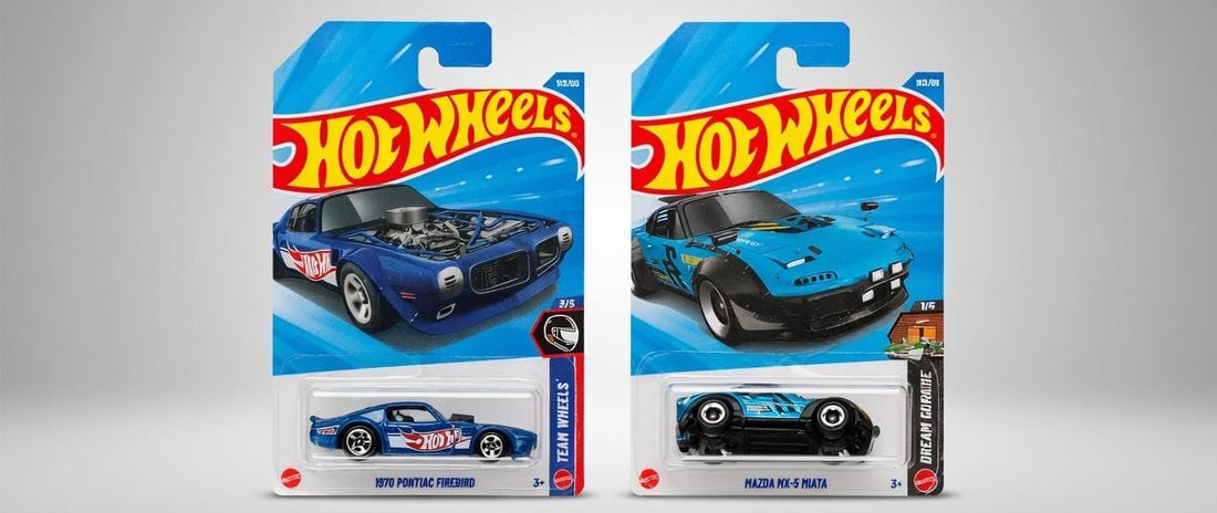 Hotwheels Classic Meets Drift: Pontiac Firebird & Mazda Miata Showcase