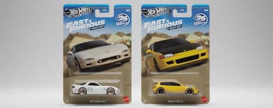 Hotwheels Fast & Furious Mazda RX-7 & Honda Civic EG Review