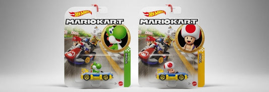 Hotwheels Gaming Cars Yoshi Kart & Toad Kart Breakdown