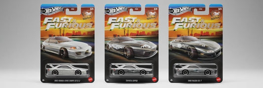 Hotwheels JDM Collection – Fast & Furious Supra, RX-7 & Civic EJ1 Showcase