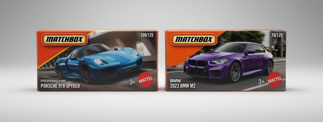 Hotwheels Matchbox Edition: Hypercar Porsche 918 Spyder Meets BMW M2 Performance Coupe