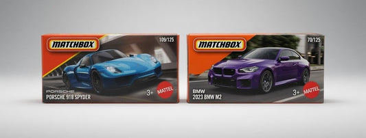 Hotwheels Matchbox Edition: Hypercar Porsche 918 Spyder Meets BMW M2 Performance Coupe