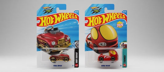 HotWheels 2026 New Models: Detailed Look at Pedal Driver and Toon’d