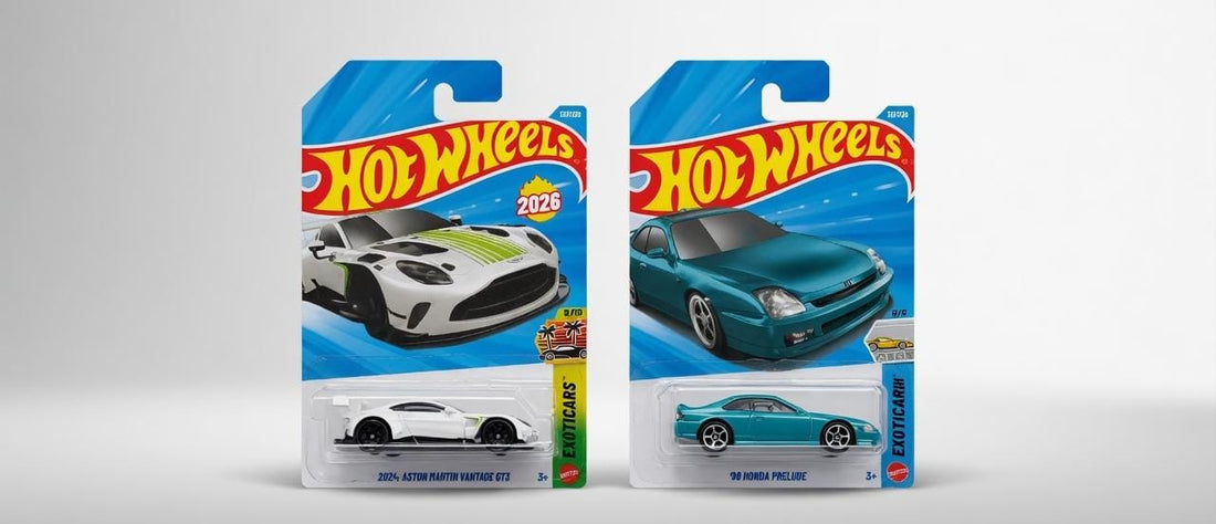 HotWheels 2026 ExoticCars: Aston Martin Vantage GTE and ’98 Honda Prelude Review