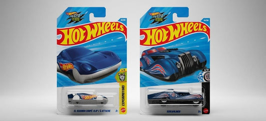 HotWheels Experimotors Spotlight: EL SEGUNDO COUPE CLIP & SCREAMLINER Review