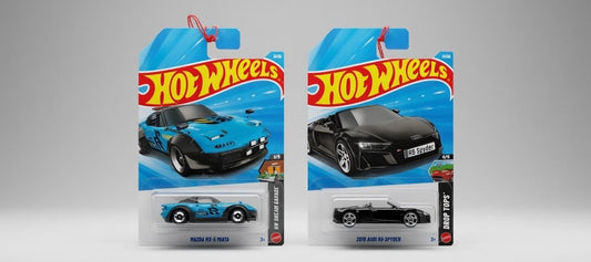 Hotwheels Mazda MX-5 Miata and Audi R8 Spyder Review JDM Roadster Meets Luxury Supercar