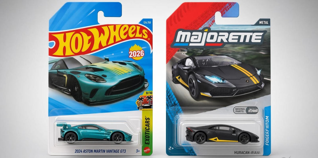 HotWheels Exotic Cars: Aston Martin Vantage GT3 & Huracán STO Detailed Review