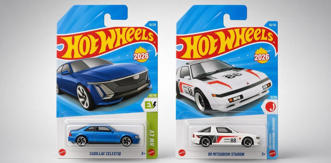 HotWheels EV vs JDM Classic: Cadillac Celestiq EV and 88 Starion Review