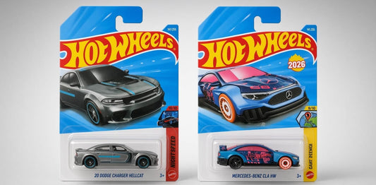 HotWheels Muscle vs Performance: Dodge Charger Hellcat & Mercedes-Benz CLA HW Review