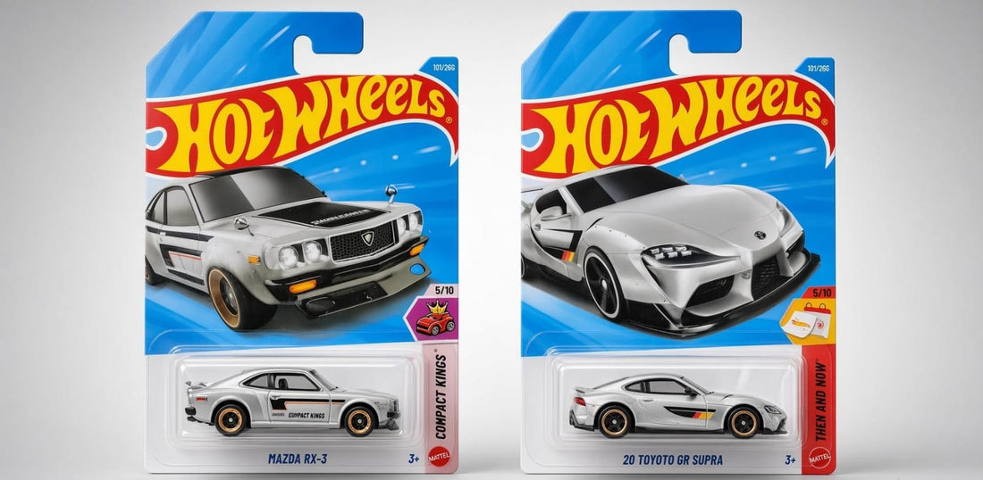 Hotwheels Mazda RX-3 & ’20 Toyota GR Supra: Two Generations of Japanese Performance